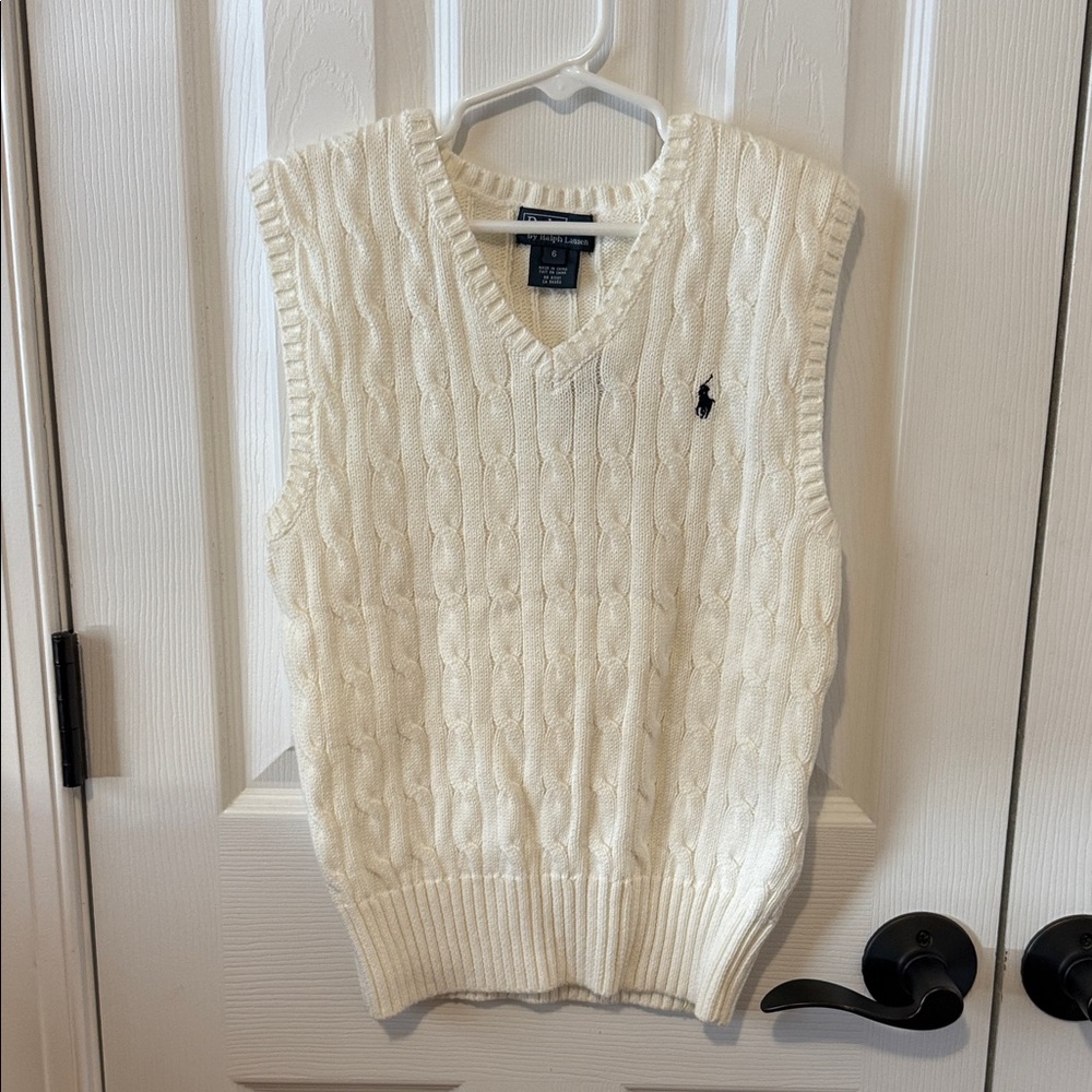Brand new! Polo by Ralph Lauren boys V-Neck Sweater Vest